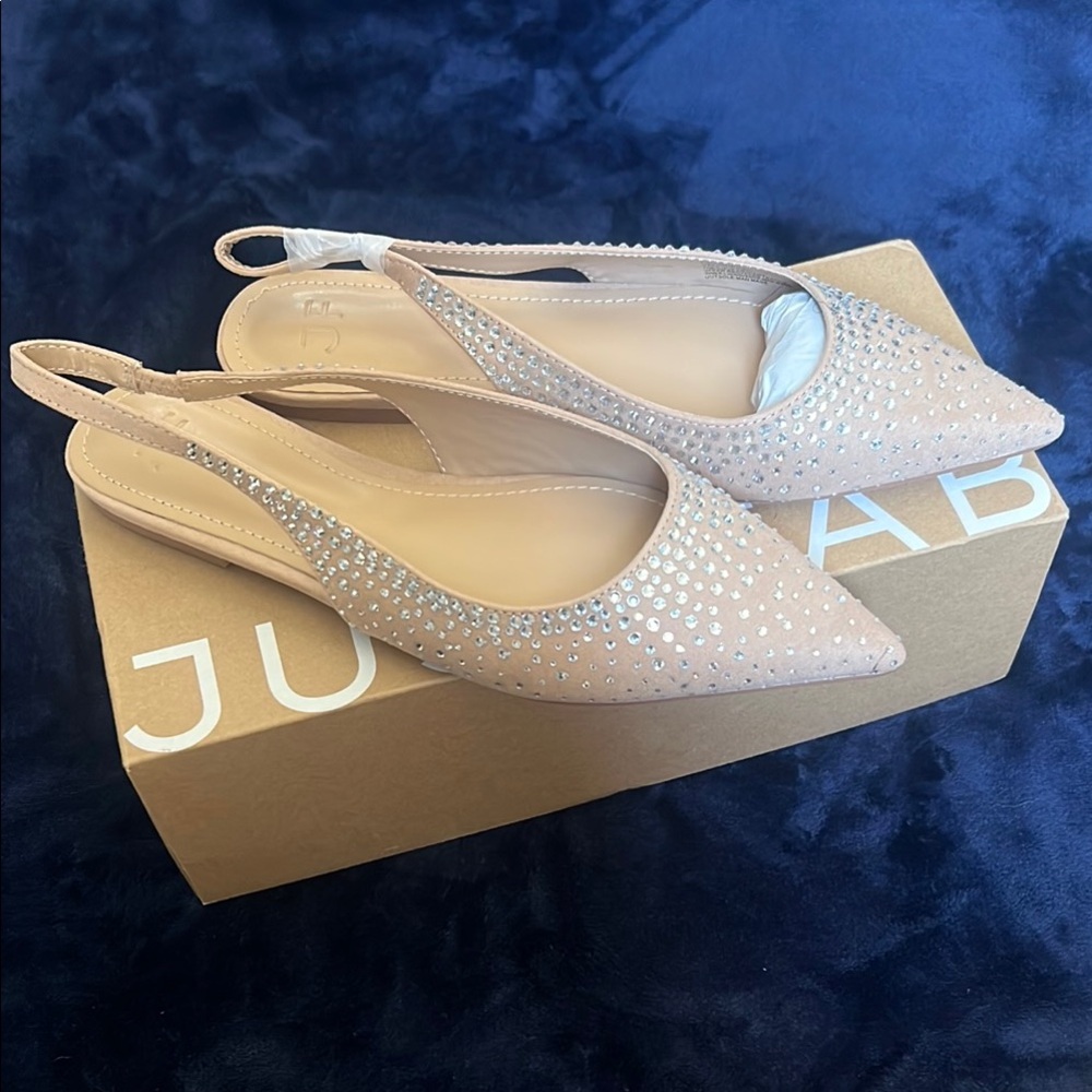 Just Fab Arianne Rhinestone Slingback